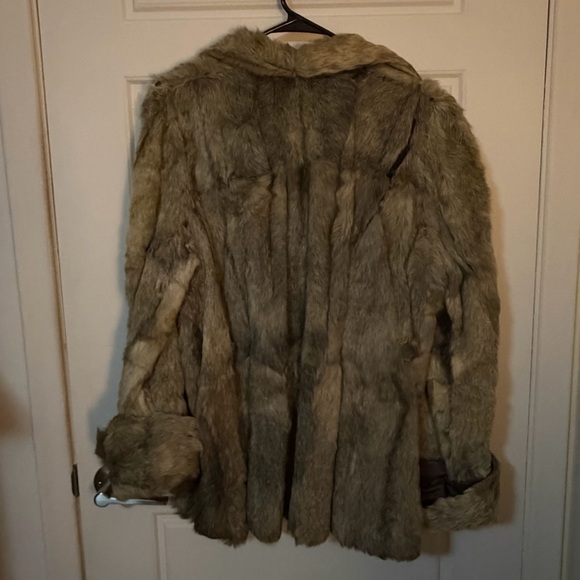 Vintage Fur Coat - Rabbit - Women’s S/M - Picture 6 of 12